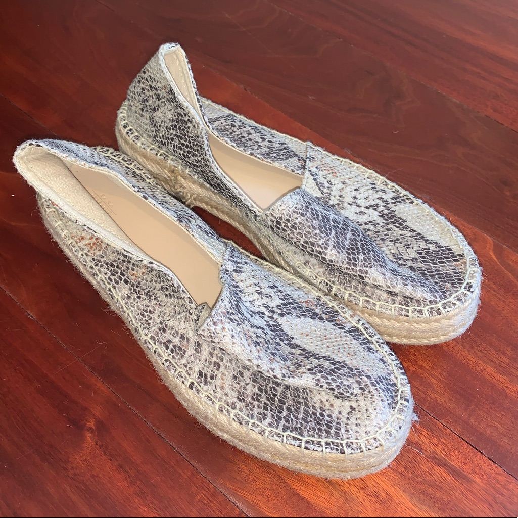 Python / Snake Print Espadrilles